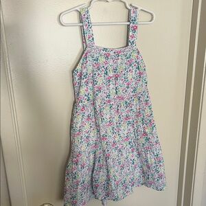 GAP Kids Floral Sundress - Pink and White
